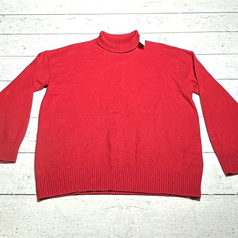 Banana Republic Womens Holly Red Turtleneck Sweater 502147-04-1 Size S